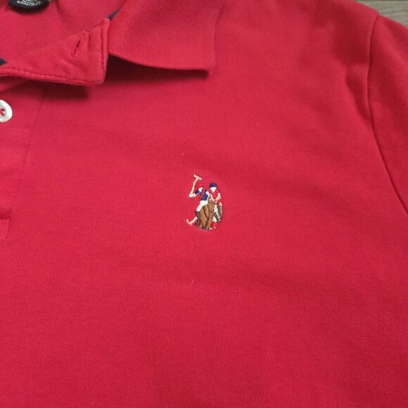 Bundle of 3 U.S. Polo Assn. Men's Polo Shirts Size M  Red Blue Gray Luxury Feel - Picture 6 of 16
